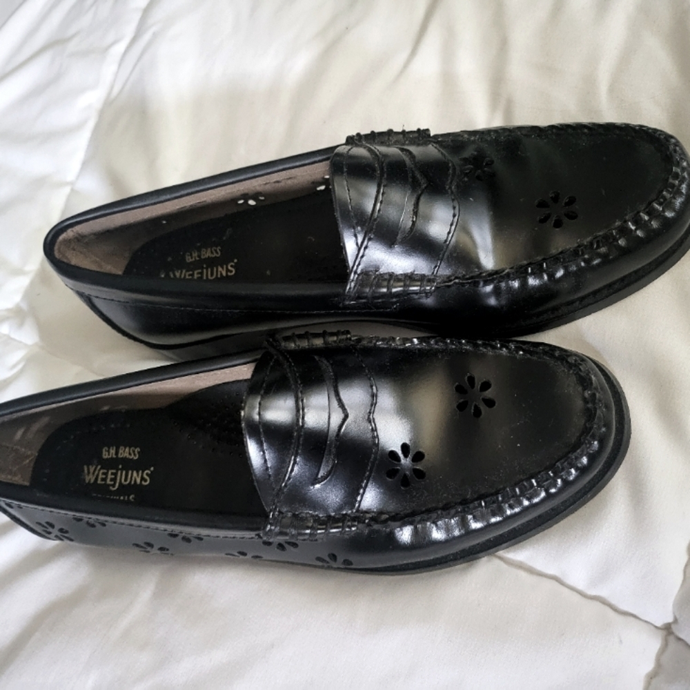 Whitney Weejuns by G.H. Bass & Co. with Unique Floral Eyelets